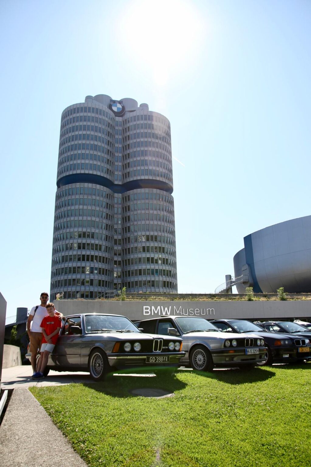 Events E21 in front of the BMW Museum